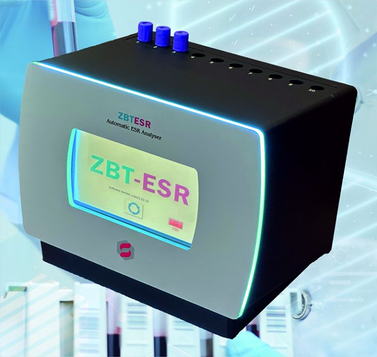 ZBT ESR - ESR Analyser - Green Solutions, Reduced Waste, Lower Expenses - no citrate tube required, results in 20 minutes, reduce expense, reduce waste material